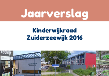 Kinderwijkraad presenteert haar Jaarverslag 2016 op school